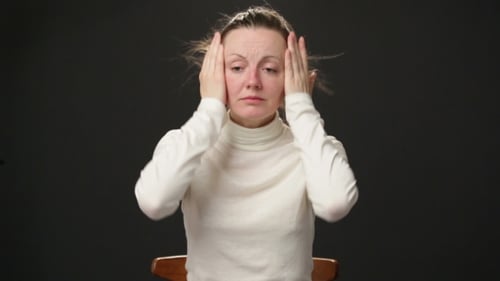 Woman Feeling Headache