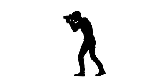 Operator Working, Moving Forward And Backward, Shows Different Gestures. White