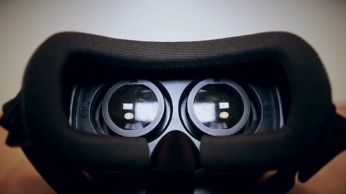 Virtual Reality Glasses,vr Lie On The Table