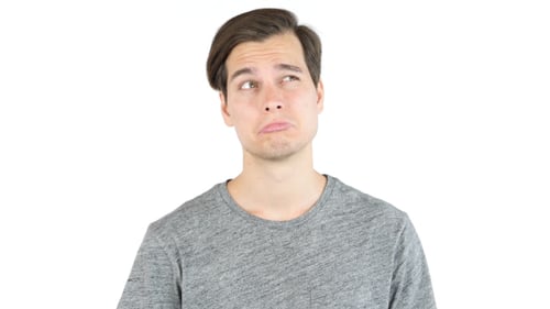 Trauriger Junge