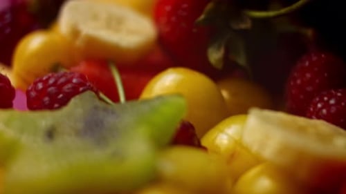 Assorted Fresh Cut Fruits on a Platter