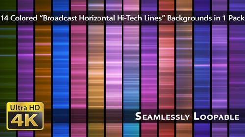Horizontale Hightech-Linien — Packung 01