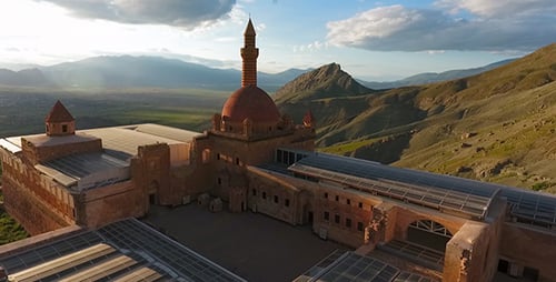 Ishak Pasha Palace in der Nähe von Dogubayazit-Türkei