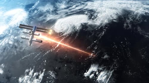 global climate change view from space . simulating air currents.