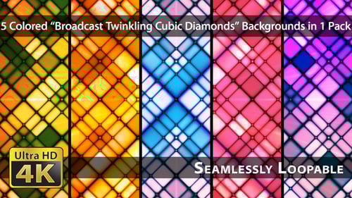 Broadcast Twinkling Cubic Diamonds - Pack 01