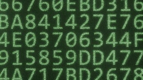 CLOUD COMPUTING Text bestehend aus vielen Symbolen