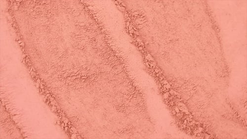Abstract Close Up of Pink Streaked Powder