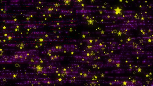 Abstract Glowing Stars and Particle Stream Background Loop