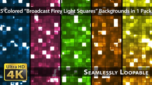 Broadcast Firey Light Quadrate — Packung 01