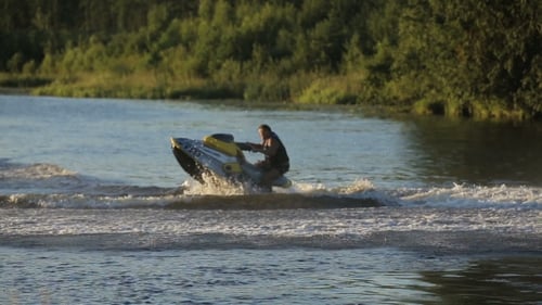 Man On Jet Ski