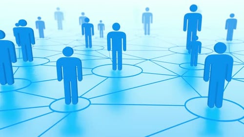Networks Connect Background