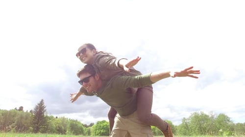 Happy Couple Having Fun Outdoors 12