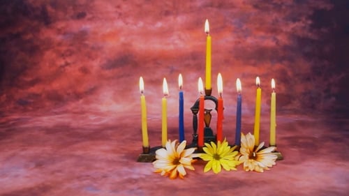 Encendido de velas de Janucá Celebración de Hanukkah