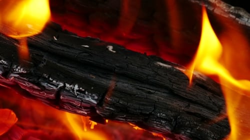 Flamme de feu véritable