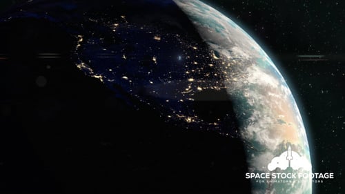 Planet Earth - Dawn Breaks Over America