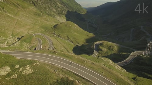 Flying Over Epic Road