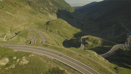 Flying Over Epic Road