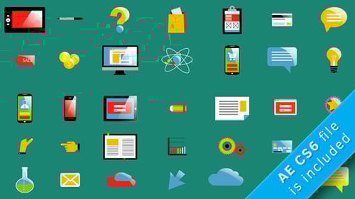 Internet And Mobile Services Icons