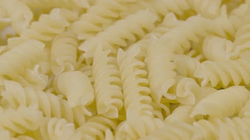 Close Up of Rotini Pasta
