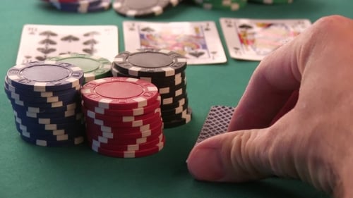 Royal Flush. Ace And King In Hand
