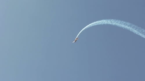 Extra Aerobatic Plane Makes a Loop