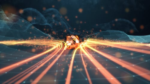 Digital Landscape Logo Reveal