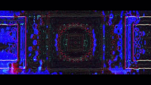 Colorful Digital Glitch Warp Transition Effect