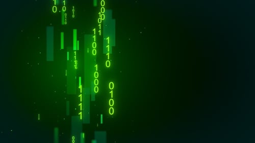 Binary Code Background V7