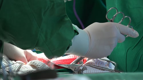 Surgical Operation Close Up with Doctors