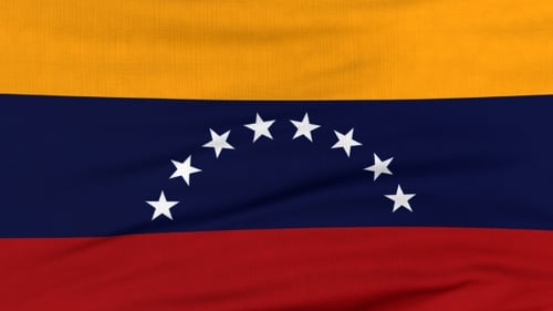 Realistic Waving Flag of Venezuela Animation