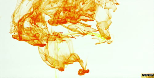 Agua tinta naranja