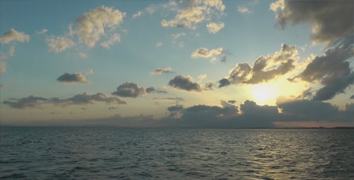 Evening Sun And Clouds