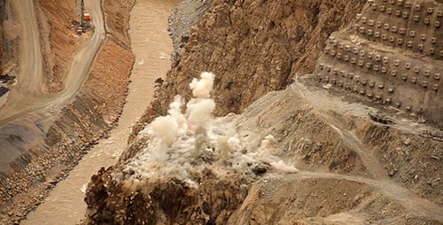 Explosion Of Rock