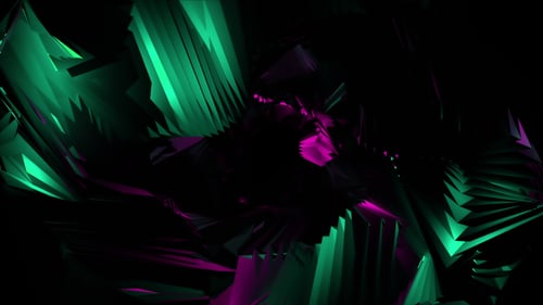 Dynamic Geometric Abstract Tunnel Background Loop