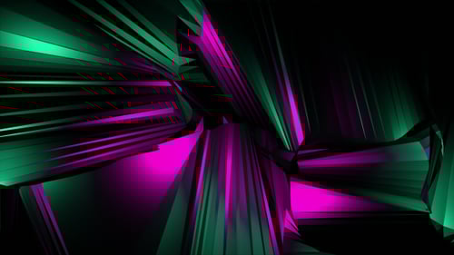 Dynamic Geometric Tunnel with Shifting Neon Colors