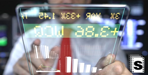 Broker Looking Financial Data