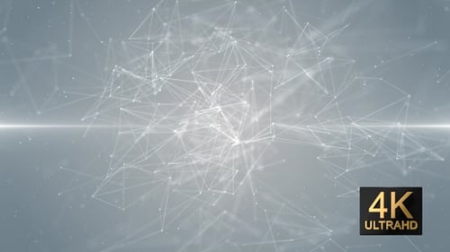 Abstract Technology Plexus Network Background Animation