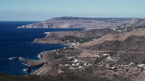 Greek Coastline On Peloponnese, Mani Peninsula