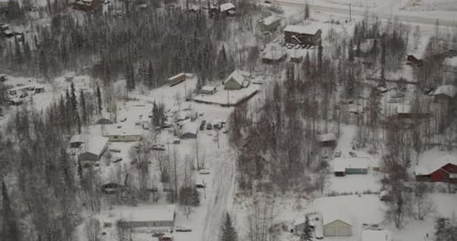 Helicopter aerial shot of freeway and ramps in San Fransisco, hazy day