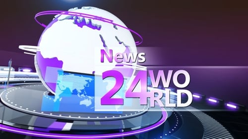 Broadcast News Intro, Purple Color Background 2