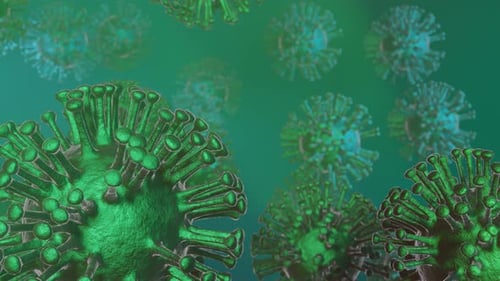 3D Animated Microscopic Viruses for Medical and Science Content