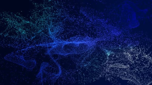 Glow Particles Flow