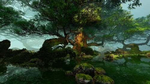 Old Tree In The Swamp