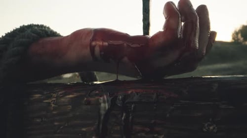 Jesus Christ Nailed to Cross