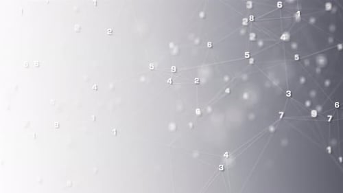 4K abstrakter Plexus-Netzwerk-Hintergrund (schleifenfähig)