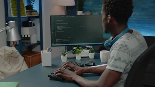 African American Person Programming Codes for Firewall Server