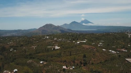 Lake and Volcano Batur Agung