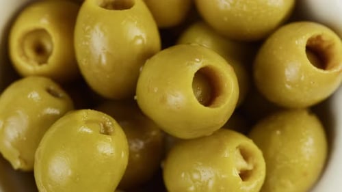 Green Olives Closeup
