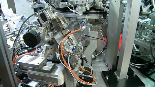 Complex Automated Machine Operating in a Factory