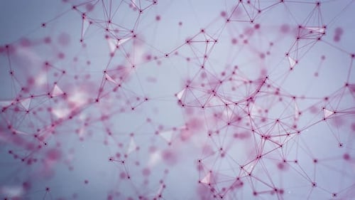 Technological Plexus Network Data Background